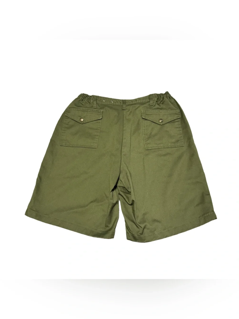 Vintage Boy Scouts of American Cargo Shorts Men's 34 Green Cotton Utility Gorp
